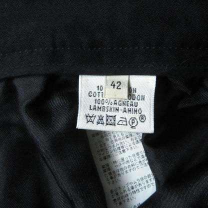 Hermes 22SS Leather With Buttons Waist Belt Design Knee Length Cotton Skirt