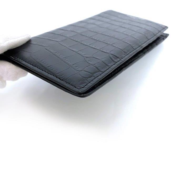 Saint Laurent Folding Long Wallet Ec22840 Black 369303