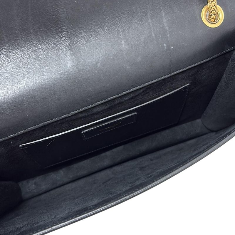 Saint Laurent Paris Shoulder Bag Betty 314515 Black Leather