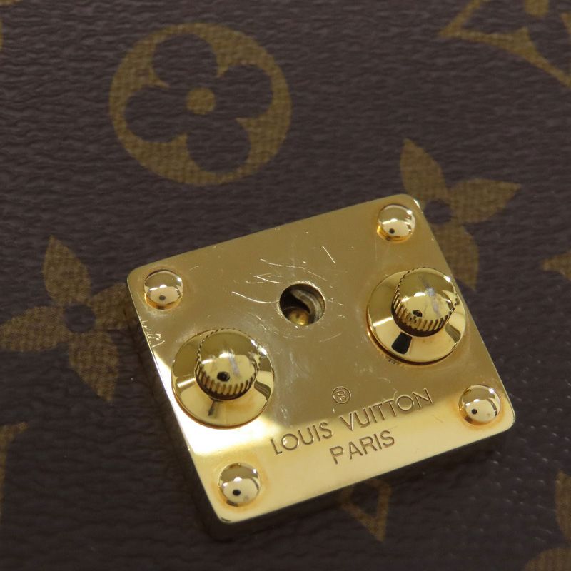 Louis Vuitton M46279 Pochette Metis EW Handbag Monogram Canvas Women