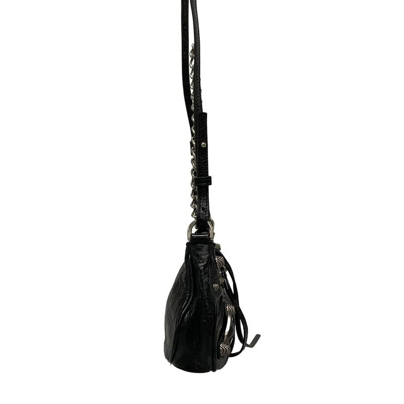 Balenciaga Shoulder Bag Le Cagor 695814 Black Chain Shoulder/mini Bag Lambskin