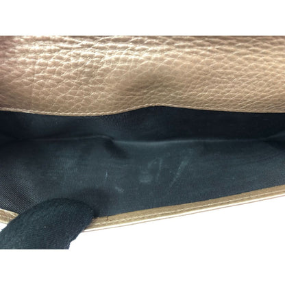 Gucci Women's Long Wallet Interlocking G W Hook Leather 231843 Beige