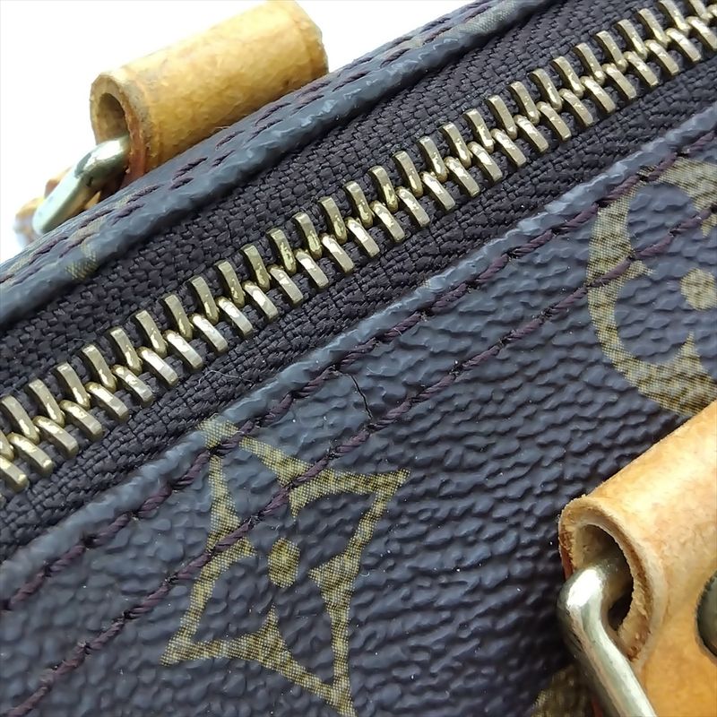 Louis Vuitton Speedy 25 Handbag Monogram Canvas M41109 Brown Th0997 Mini Boston