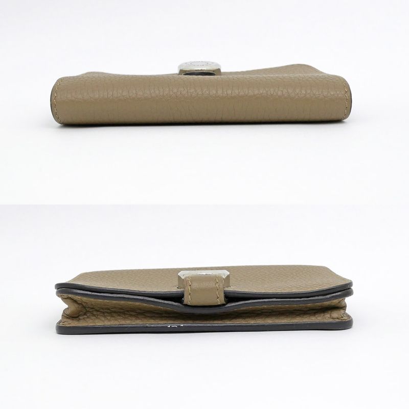 Hermes Dogon Cade Case Brown Silver Hardware Togo U Engraved Leather