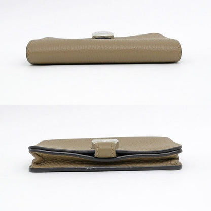 Hermes Dogon Cade Case Brown Silver Hardware Togo U Engraved Leather