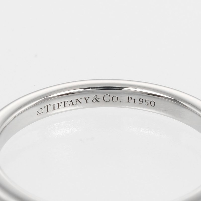 Tiffany & Co Forever Classic Band 2mm (0.08in) Model Pt950platinum X 3P