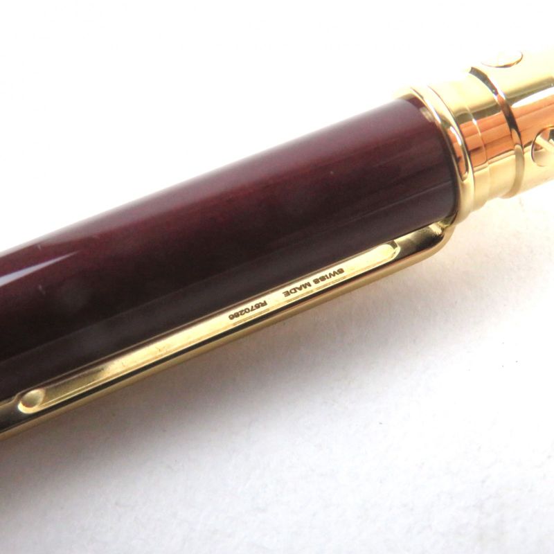 Cartier Santos De Cartier Ballpoint Pen With Logo Engraving Twist Mechanism