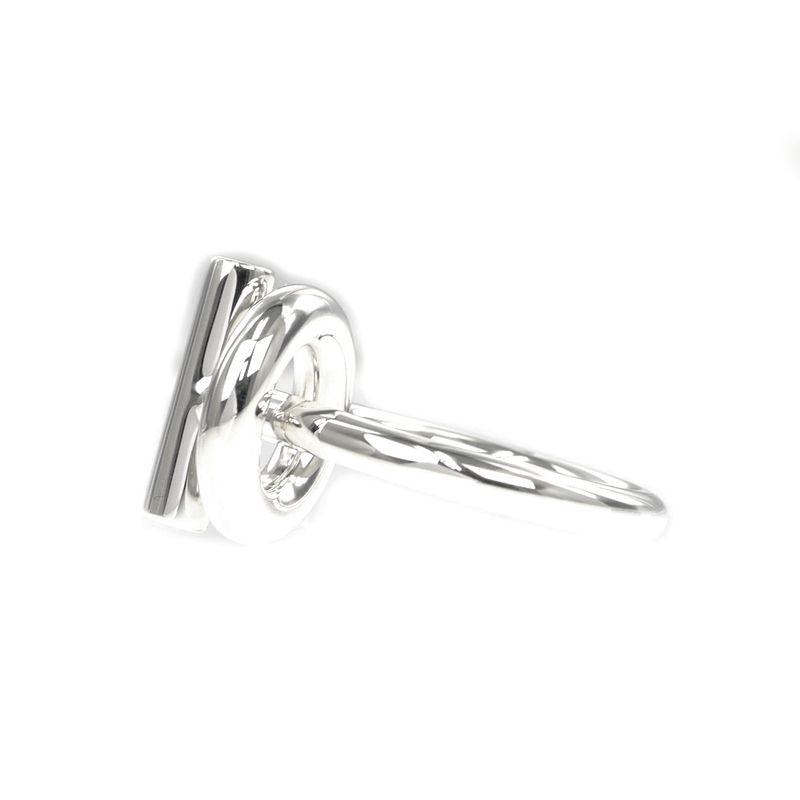 Hermes Ring Echape MM Size 53 Ag925 Silver - Accessories - Ring