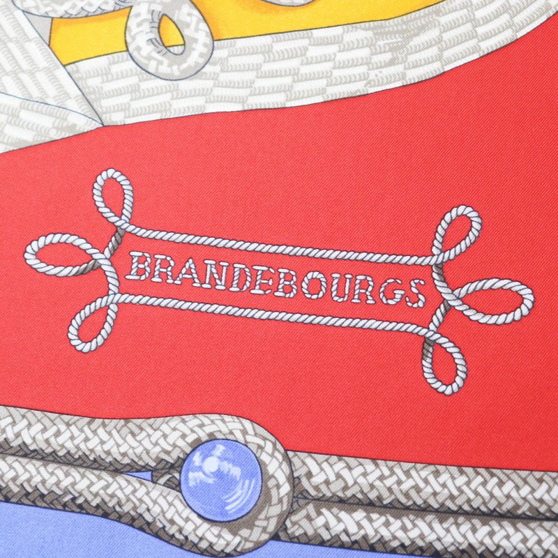 Hermes Carré 90 Galons Et Brandebourgs Decorative Cord And Brandenburg