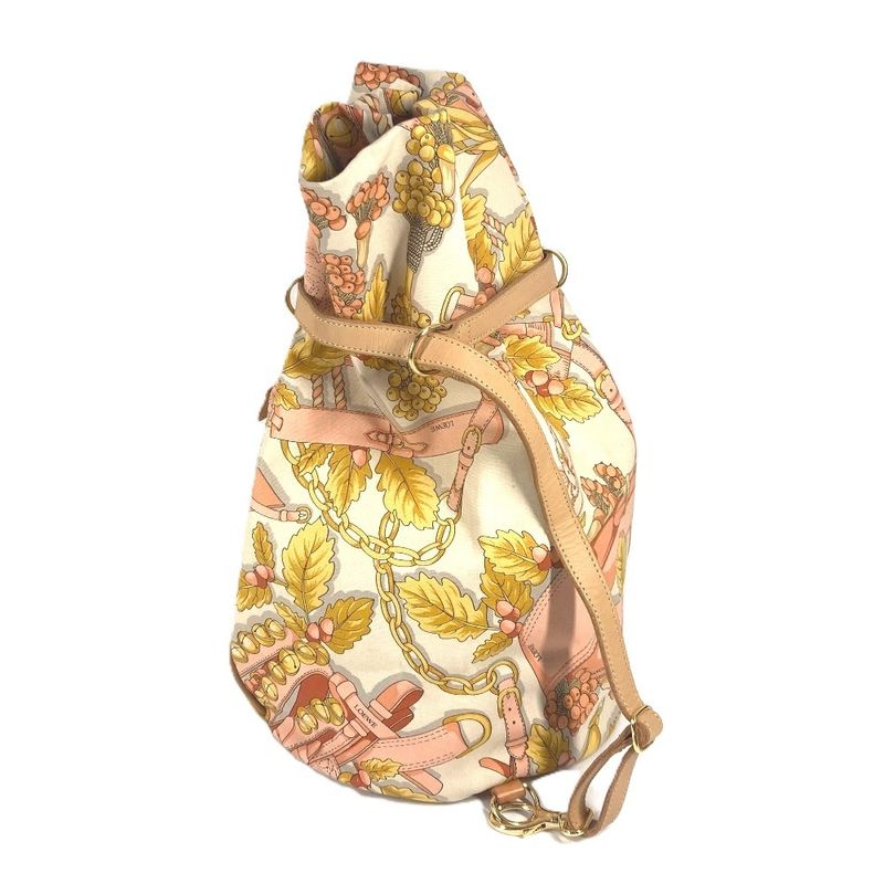 Loewe Shoulder Bag All Over Canvas Orange