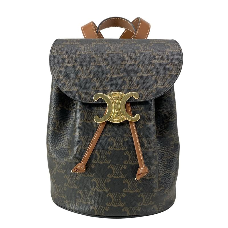 Celine Backpack Sac Bonnie Backpack Tan (brown)