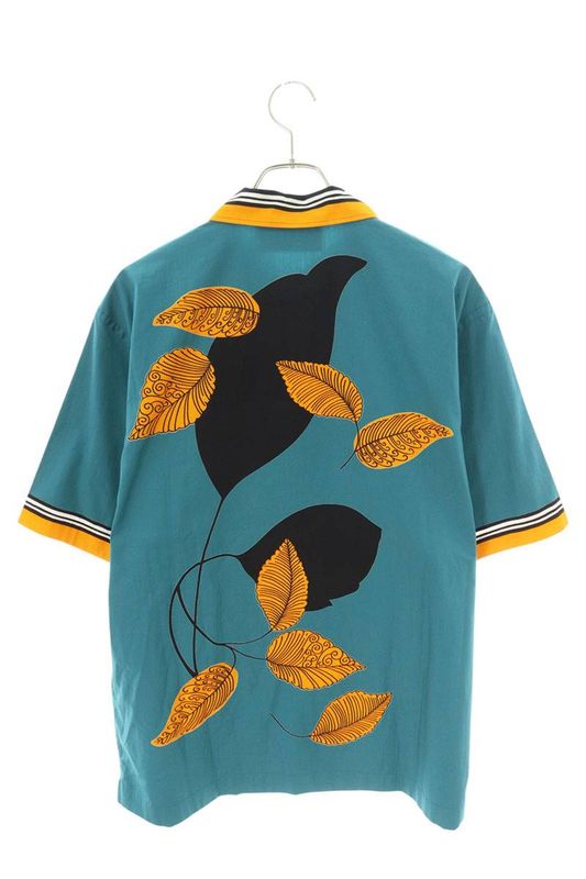 Prada 21SS Ucs400 S211 Graphic Print Oversized Short Sleeve Shirt Men's L