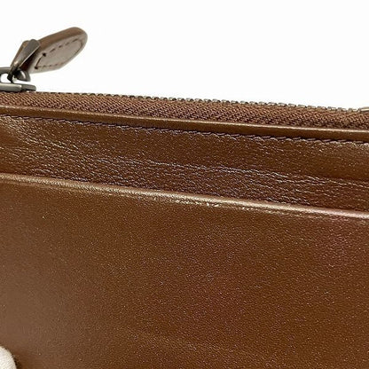 Bottega Veneta Intrecciato Dark Brown Trifold Wallet Unisex