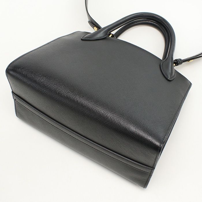 Prada 2WAY Tote Bag Monochrome 1ba156 Tote Bag Saffiano Leather Women