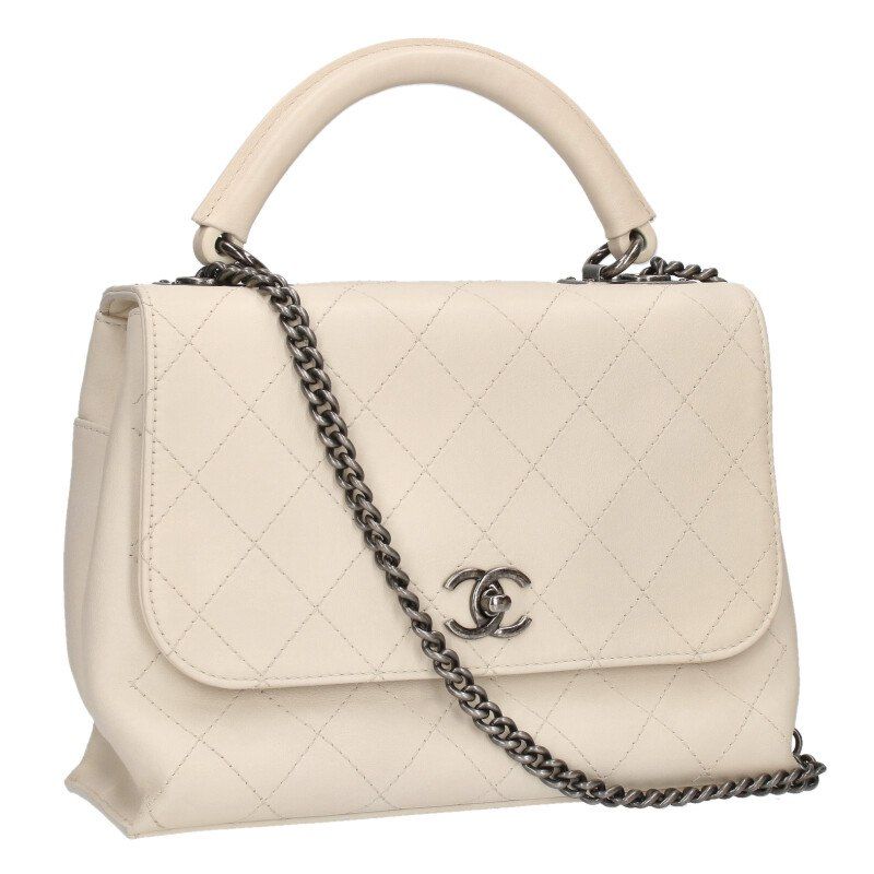 Chanel Coco Handle 2-way Chain Handbag For Women