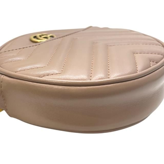 Gucci 575164 GG Marmont Chain Bag Shoulder Bag Mini Bag Circle Shape Shoulder