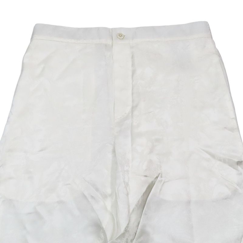 Unused DIOR Silk Blend Easy Slacks Pants Button Fly Animal Botanical All Over