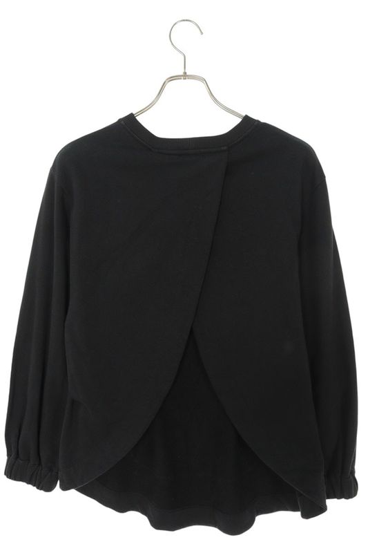 Fendi Fs7158 A7W7 Logo Bijoux Embellished Back Slit Sweatshirt Women's XXS