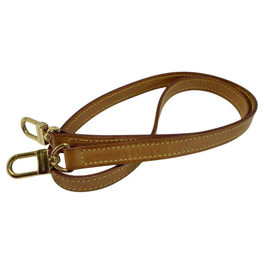 Louis Vuitton Leather Leather Beige Gold Hardware 110cm (43.31in) Shoulder
