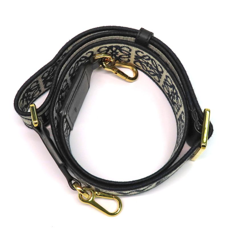Loewe Anagram Shoulder-strap C073t87x01 Navy- Black Gdhardware Bag