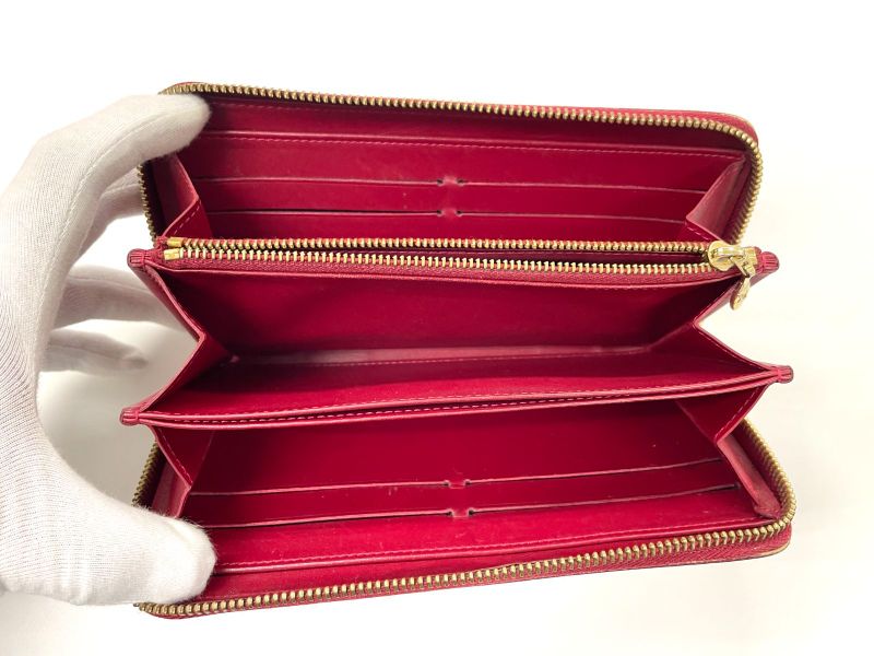 Louis Vuitton Monogram Vernis Zippy Wallet Round Zip Wallet Long Wallet M90200
