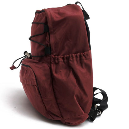 Prada Backpack Bag Backpack Men Nylon Red Brown Red Brown V317 Zaino in Tessuto