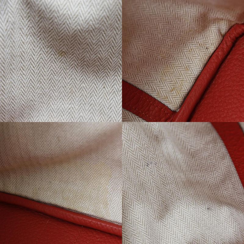 Hermes Garden Party PM Negonda Red □R Ladies Tote Bag