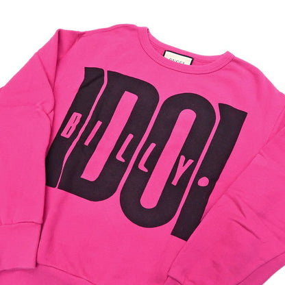 Gucci Sweatshirt Billy DOOL S Pink 475532 100% Cotton Long Sleeve