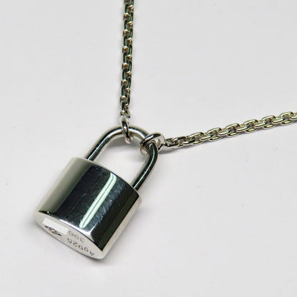 Louis Vuitton Pendant Silver - Lockit Q93559 Ag925 Padlock Necklace