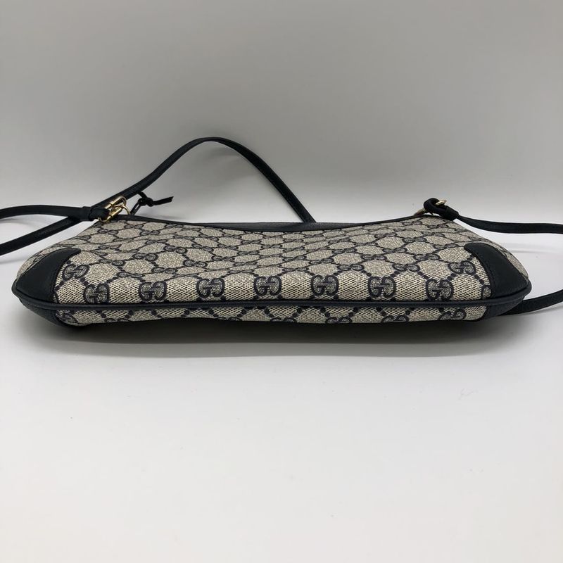 Gucci 904 02 026 Shoulder Bag GG Supreme Vintage Old Gucci Navy Women Men