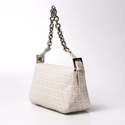 Fendi Handbag Zucchino PVC Mamma Bucket Chain Shoulder Mini Bag Shoulder Semi