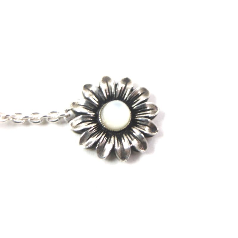  Gucci 527393 Double G Mother Of Pearl Bracelet Flower Chain Bracelet Sv925