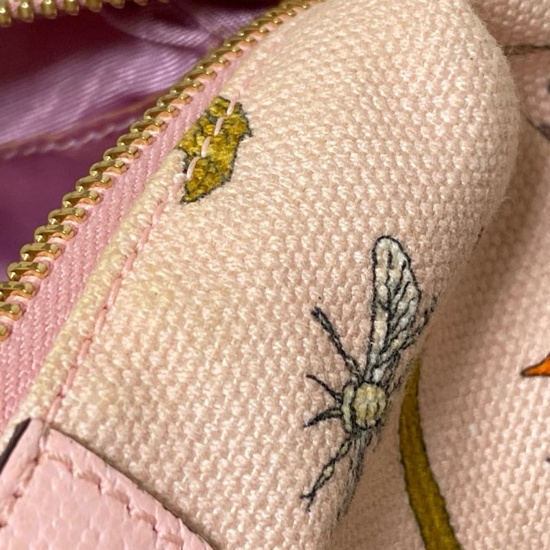 Gucci Pouch Flora 577355 Pink×orange×multi Limited Edition Leather