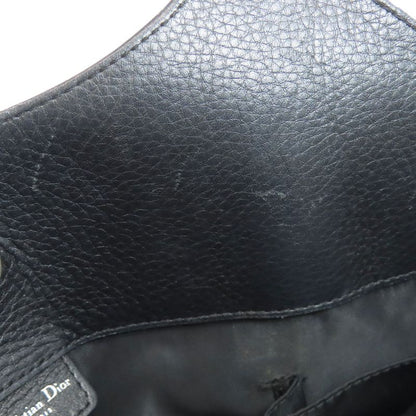 Christian DIOR Trotter Pattern Handbag Canvas Women