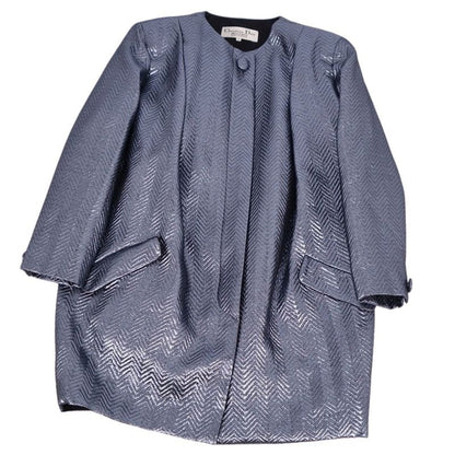 Vintage Christian DIOR Jacket Collarless Jacket None Fabric Outerwear Women's 9