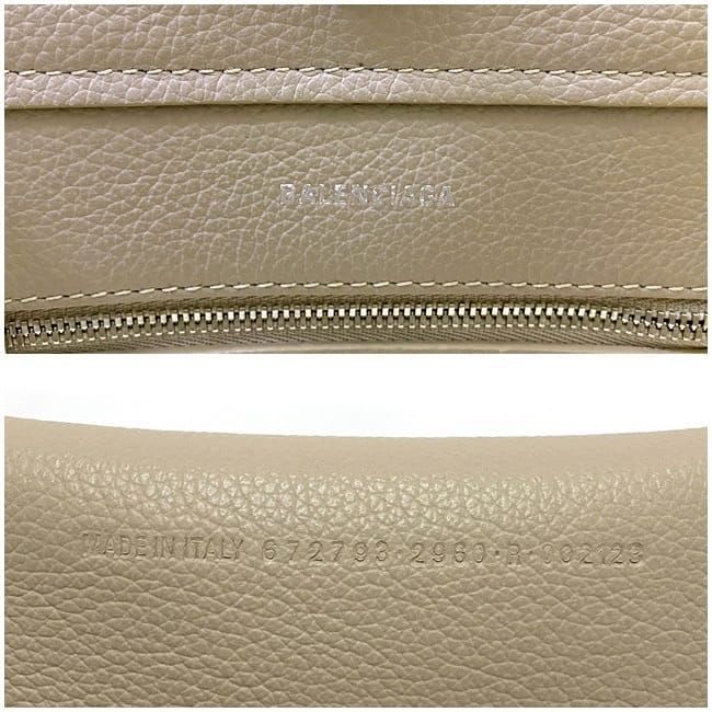 Balenciaga 2-Way Bag Tote XS Beige Silver Everyday
