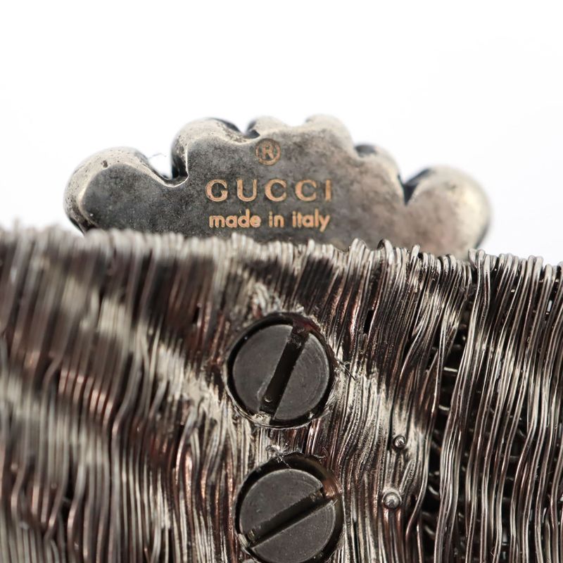 Gucci Lion Head Choker Silver Color Bijoux Necklace Lion Accessories H7055