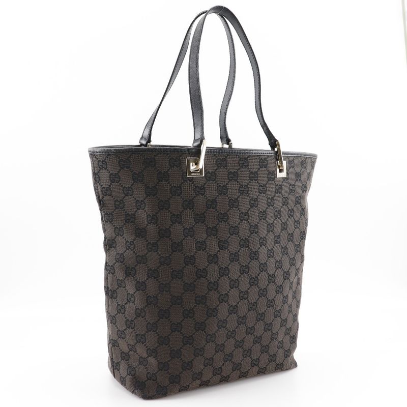 Gucci 002.1098 GG Canvas Brown Unisex Tote Bag