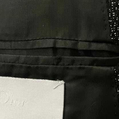Dior Homme Dior Homme 2003aw Luster Wool Lamé Tailored Jacket 3hh1021077 Gray 50