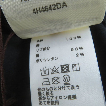 Hermes 2024ss 4h4642da 100% Cotton Short Sleeve T-shirt Black 34 Made In France