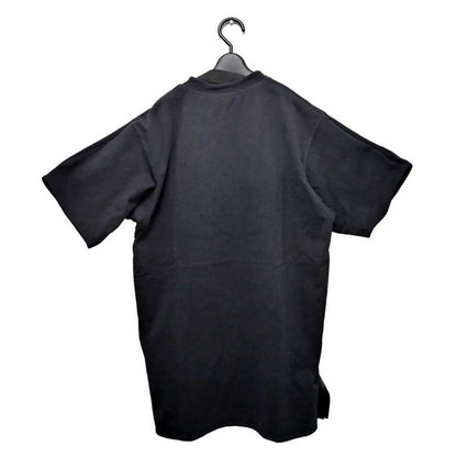 Balenciaga Reversible T-shirt FBI L Size 681467 Navy-black Men's