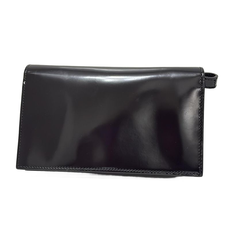 Gucci Wallet Interlocking G 369664 Black Shoulder Wallet With Detachable Strap