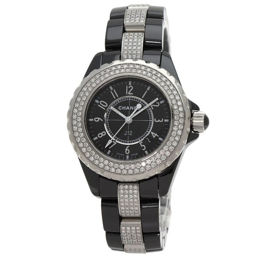 Chanel H1338 J12 33mm (130in) Bezel Bracelet Diamond Wristwatch Ceramic Ceramic