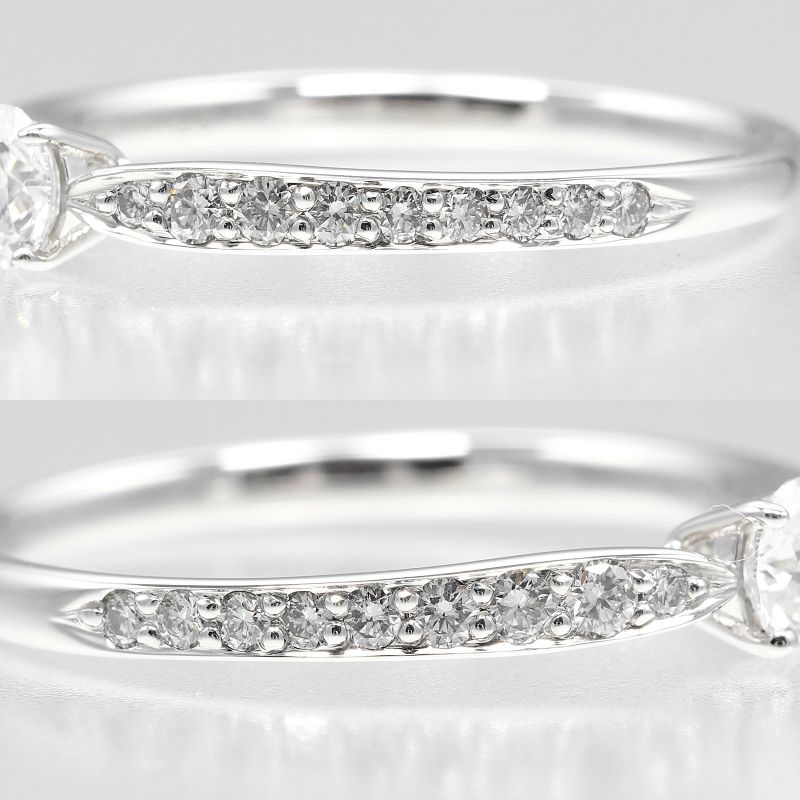 Tiffany & Co Harmony Solitaire 0.23ct Vvs1/f/3ex Pt950platinum × Diamond #14