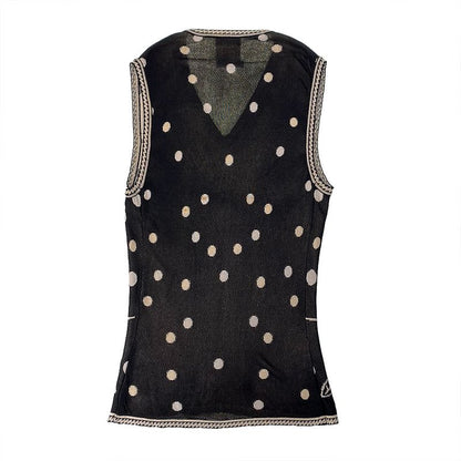 Chanel Camellia All-Over Twilly Vest