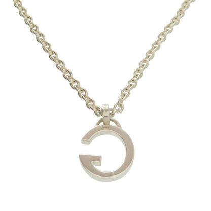 Gucci G Logo Silver 925 Necklace Accessory 0372 Gucci