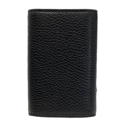 Gucci 473924 6-ring Key Case Key Hook Key Ring Small Leather Black