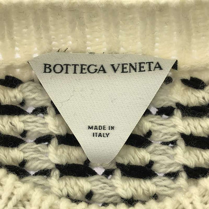 Bottega Veneta - Textured Knit Sweater Knitwear - S - Black White - Women's