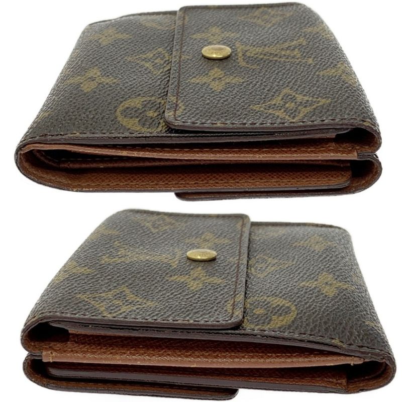 Louis Vuitton M61654 Monogram PVC Portefeuille Elise Brown 403868 Bifold