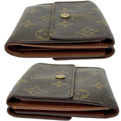 Louis Vuitton M61654 Monogram PVC Portefeuille Elise Brown 403868 Bifold